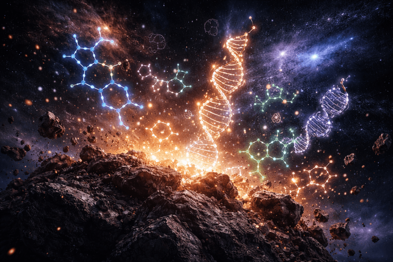 A Message Written in Stone: Did Life’s Ingredients Arrive From Space?