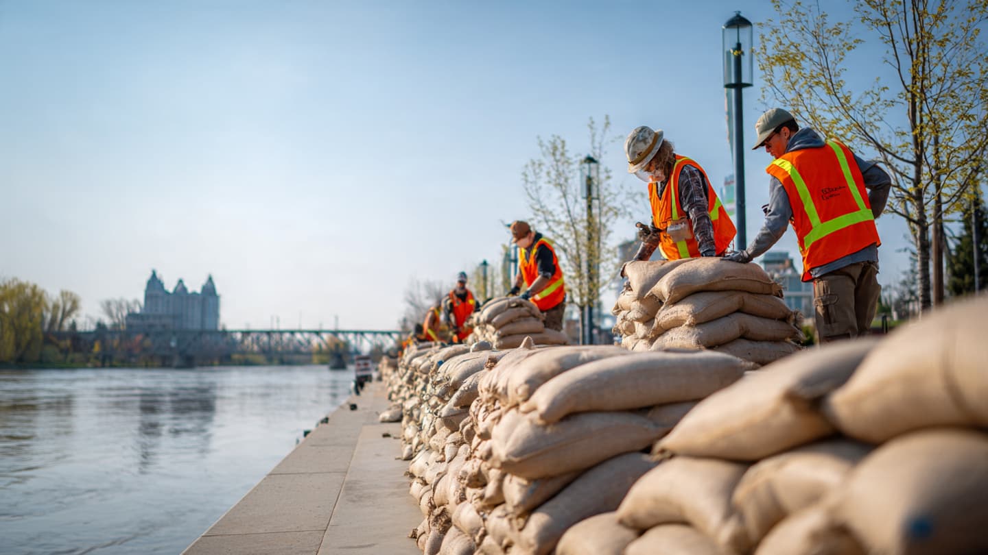 In the Quiet Echo of the Belgrade Fair, Reflections on a Rising River