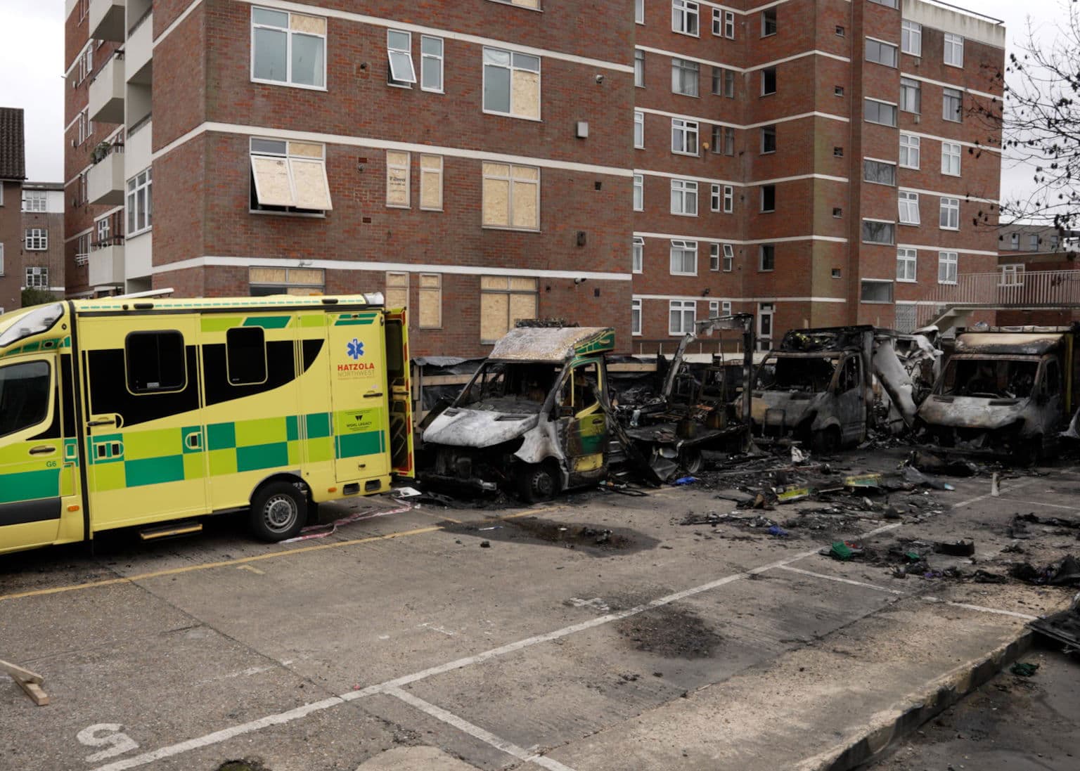 Three Charged After Alleged Arson Attack on Jewish Community Ambulances