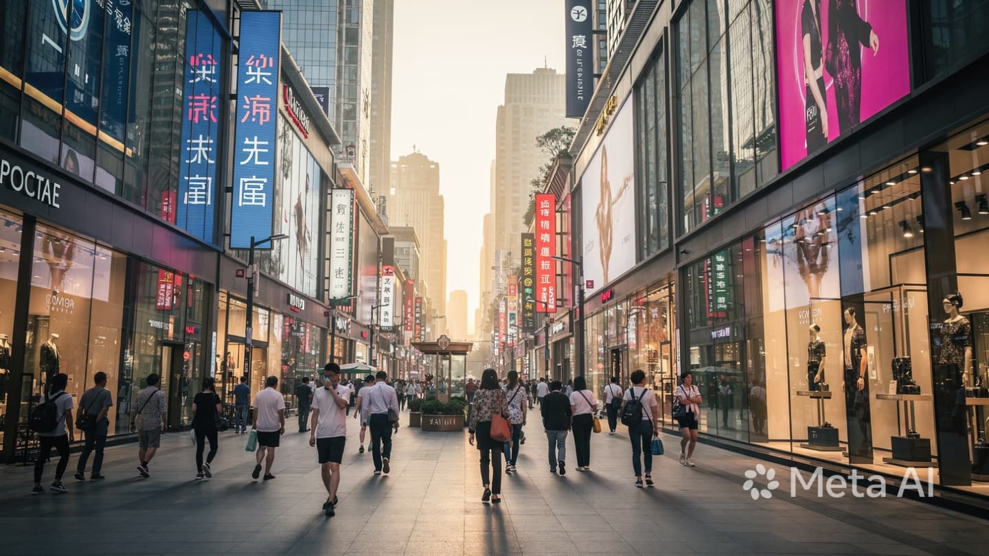 Where the Neon Fades into the Grip: A Moment of Friction in Shanghai’s Heart