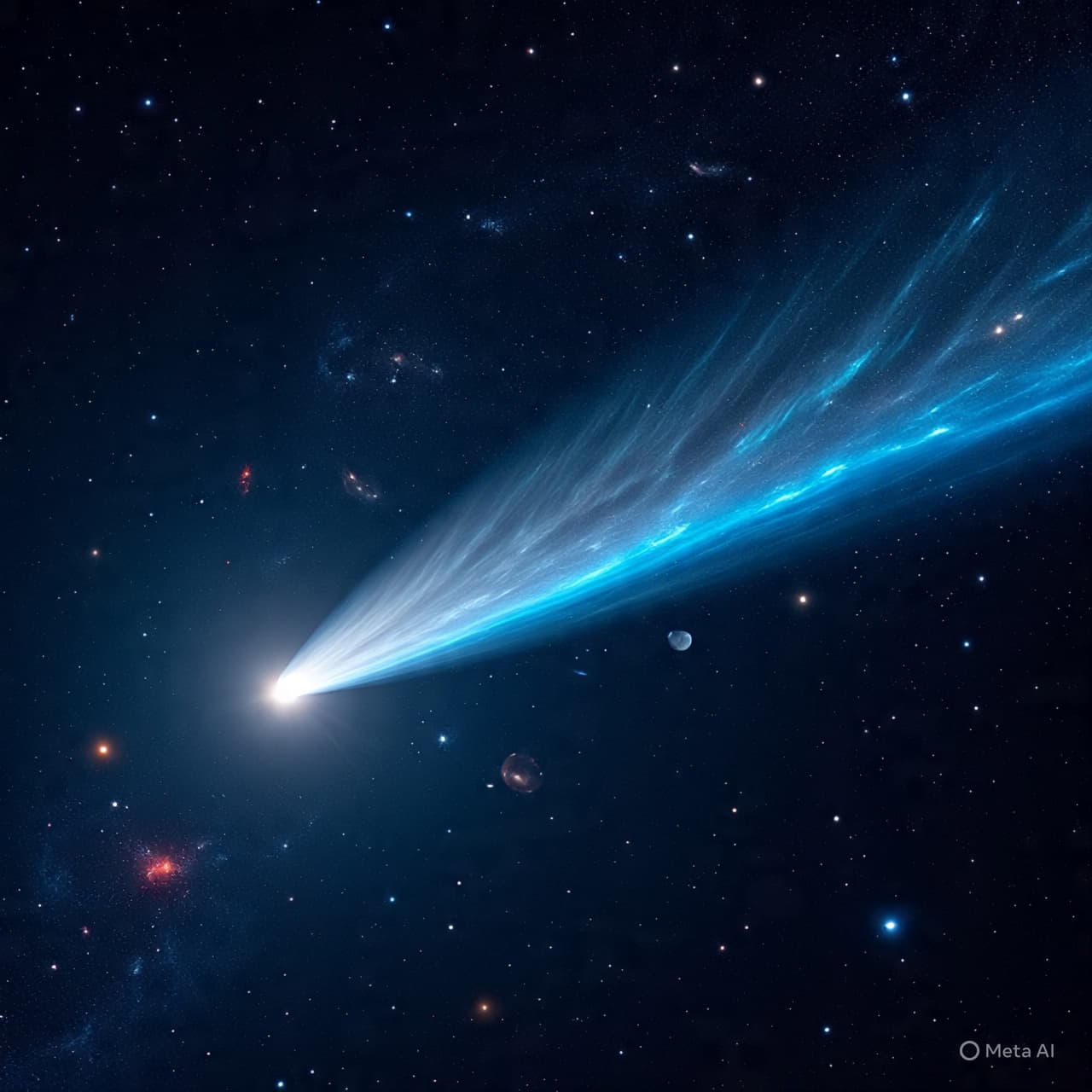 A Whisper from Beyond: What the Colors of a Comet Reveal