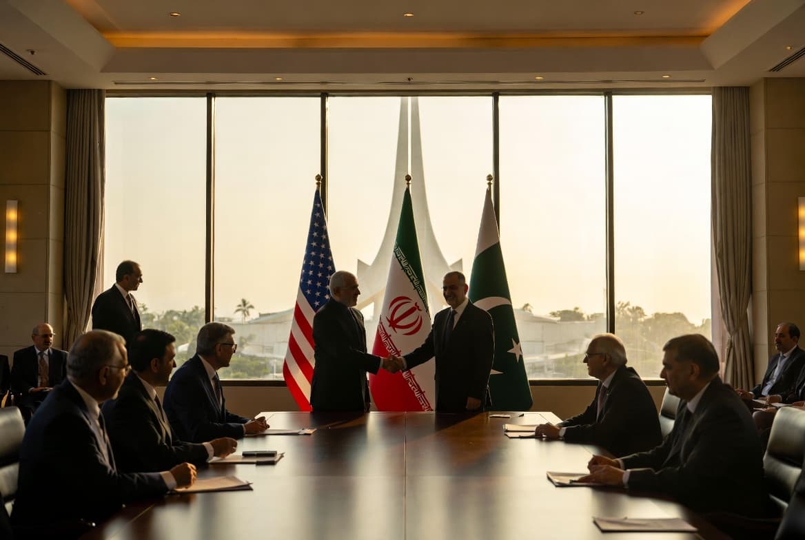 Crucial Peace Negotiations Between the United States and Iran in Pakistan