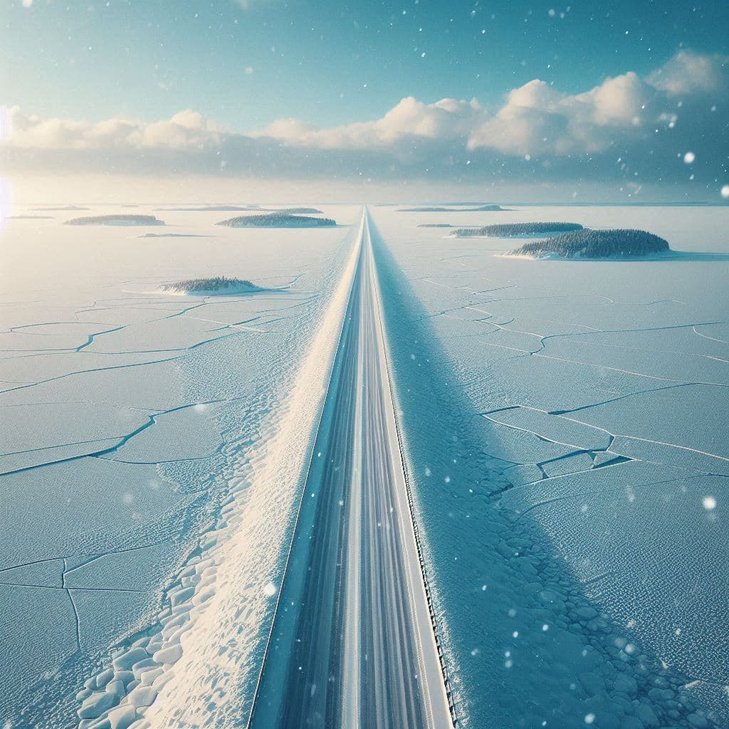 When Winter’s White Ribbon Reconnects Islands: The Ice Road Between Saaremaa and Hiiumaa