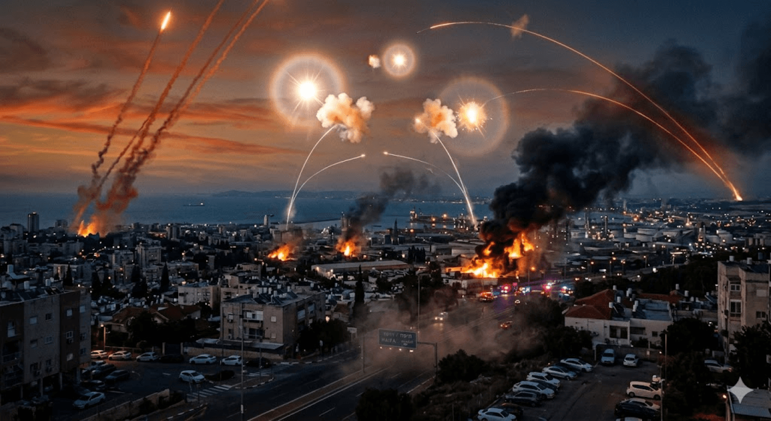 Iran’s IRGC and Hezbollah Launch Coordinated Missile Assault on Israel’s Heartland