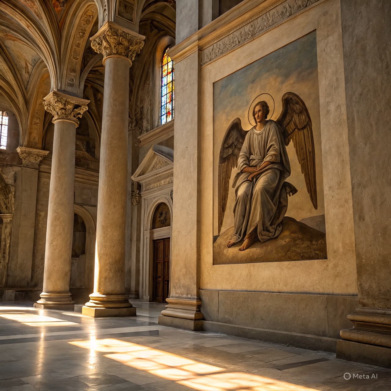 When Restoration Meets Recognition: An Angel, a Basilica, and the Face of the Present