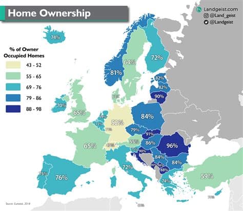 Mapped: Europe’s Homeownership Divide