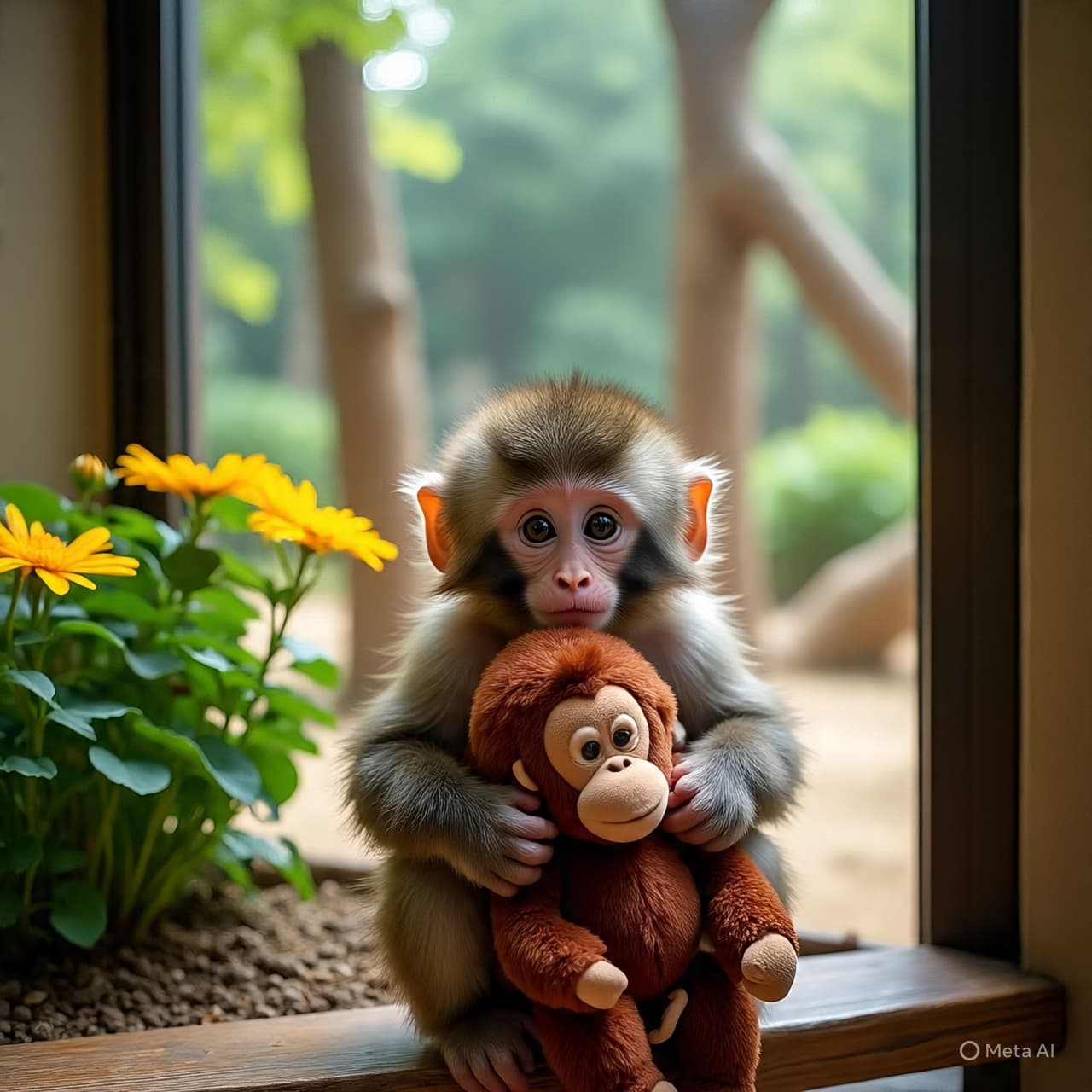 As Light Touches the Playful and the Tender, the Journey of a Young Macaque Unfolds