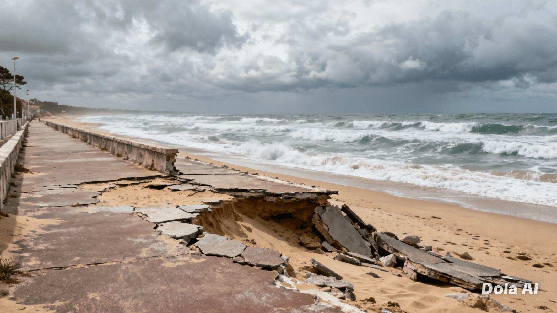 Where Footsteps Once Wandered: A Promenade Lost to Atlantic Breath