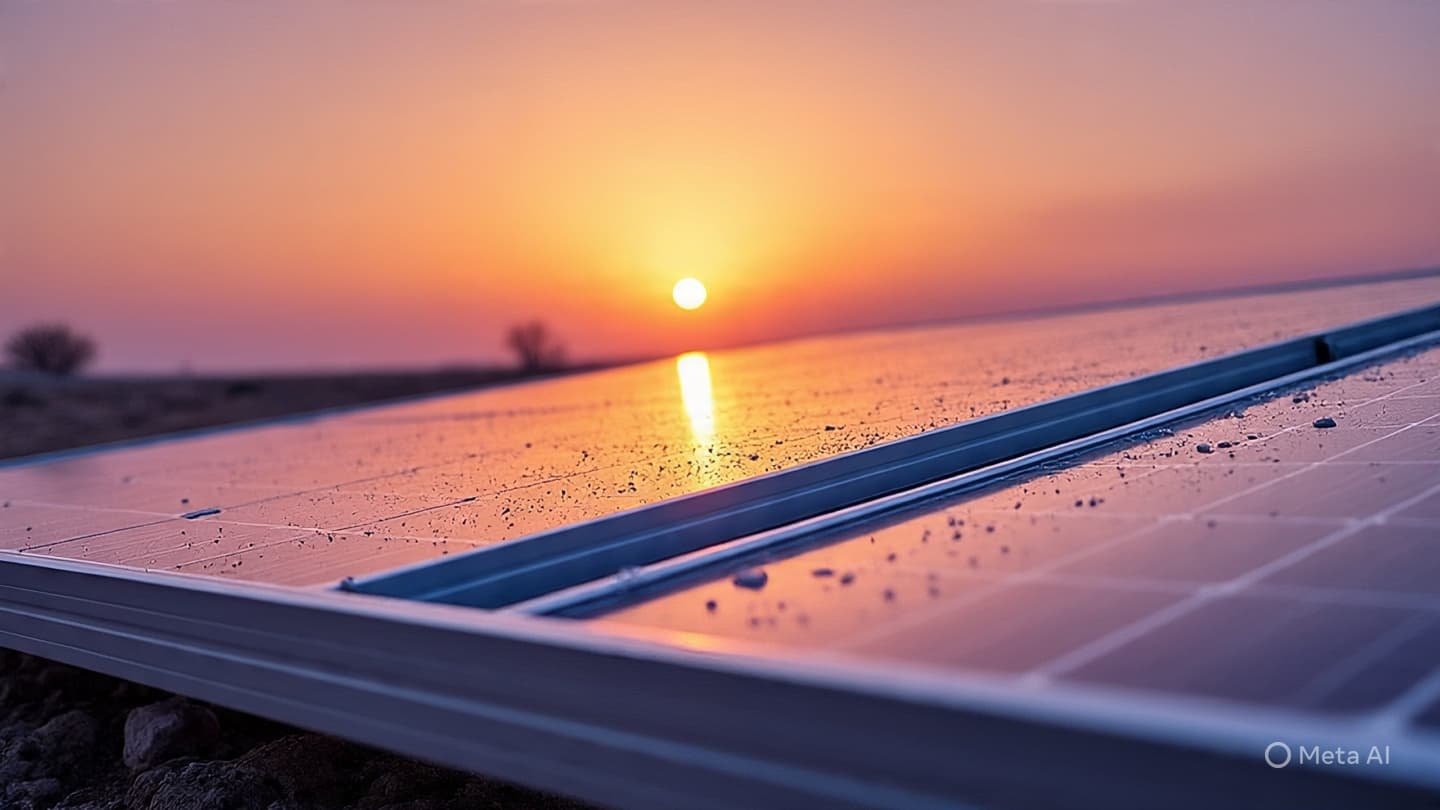 The Silent Harvest of Light: Reflections on the Glistening Plains