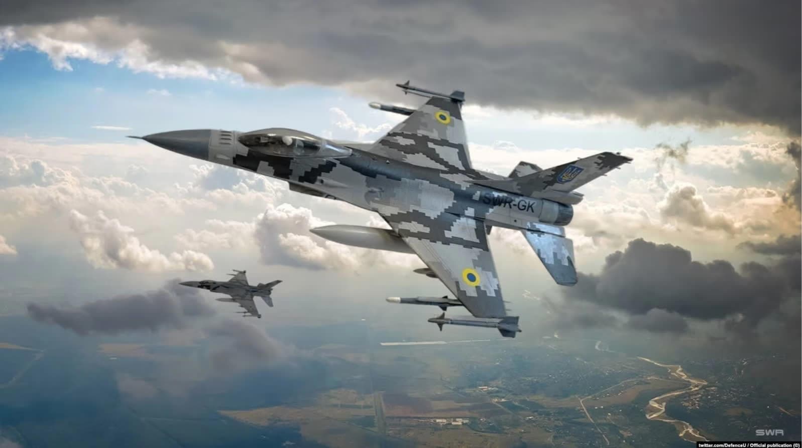 Ukraine Forms F-16 Squadron Staffed by Ukrainian, US, and Dutch Pilots