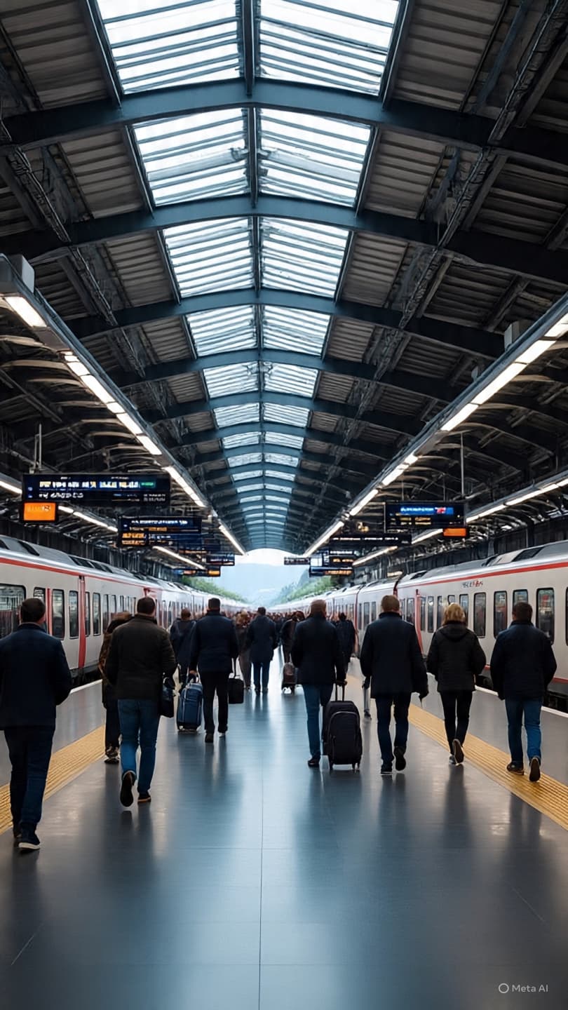 Rescue team observing snowy mountain terrain with monitoring equipment