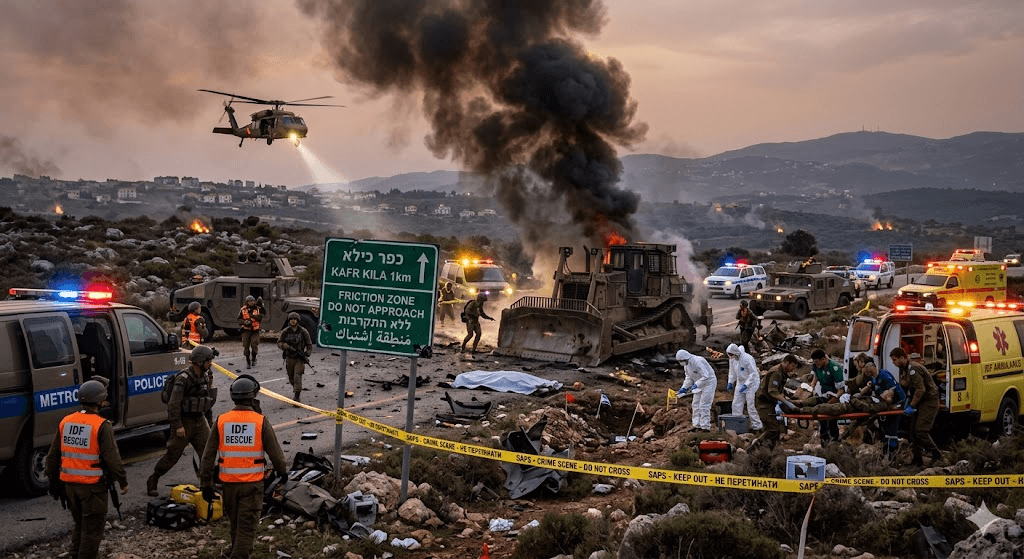 Ceasefire Under Fire: Israeli Soldier Killed, Nine Wounded in Southern Lebanon Ambush