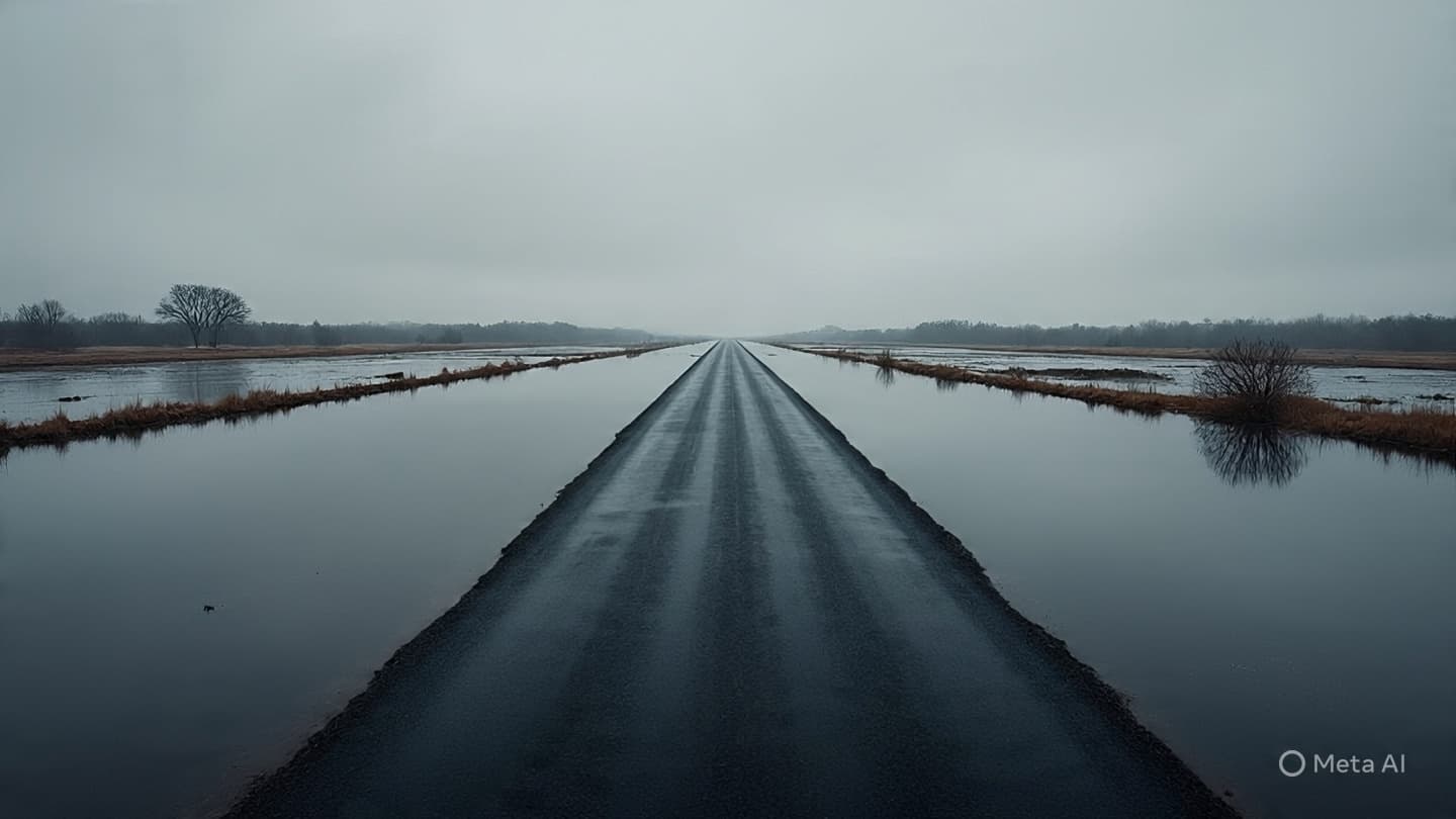 Floodwaters on the M11, and the Fragility of Paths We Take for Granted