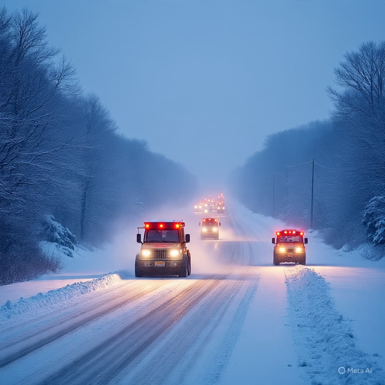 Blanket of Snow, Pause on the Road — When Nature Halts the Commute