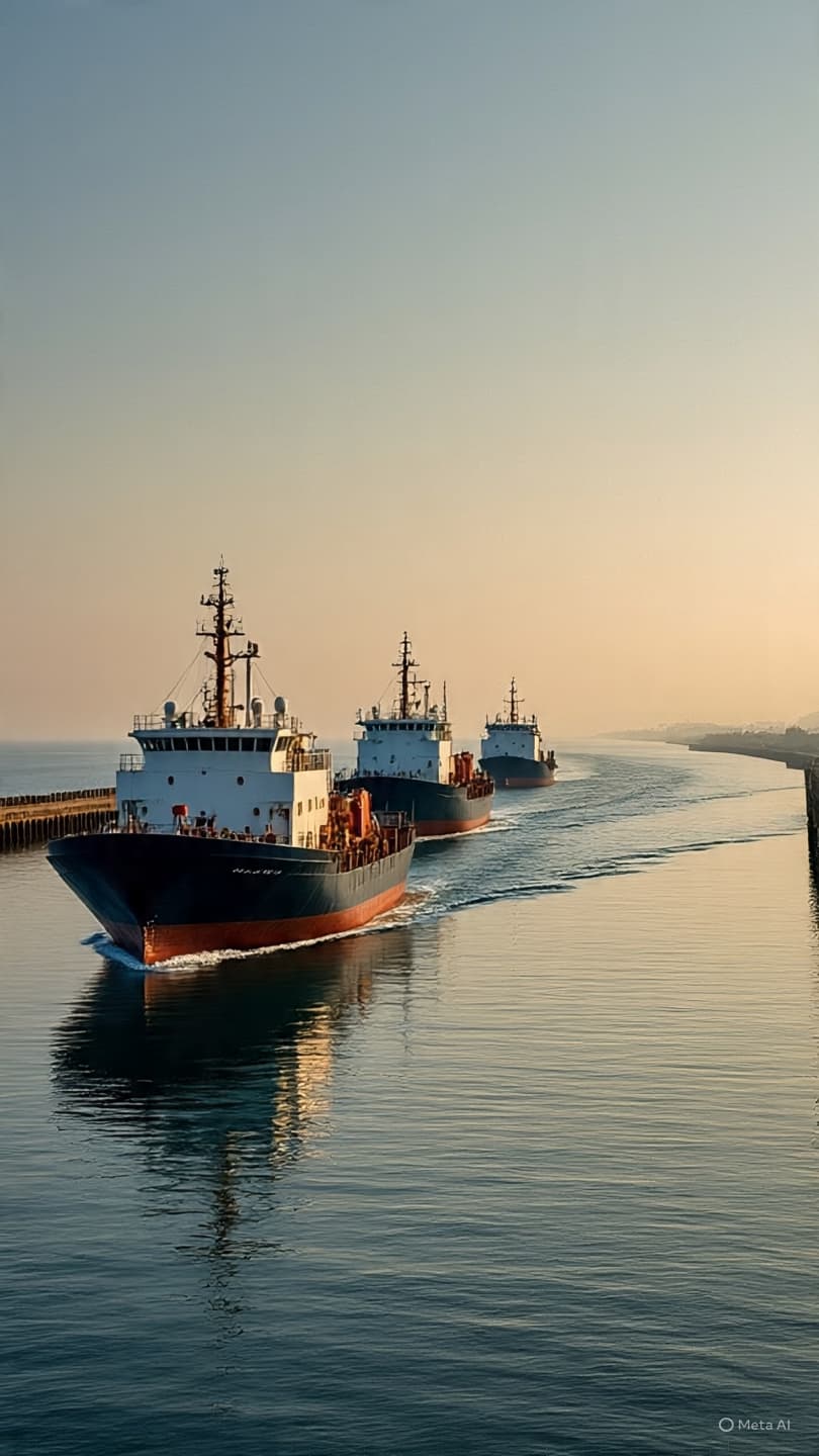 Through Narrow Waters: Tankers Move Beneath the Weight of Unspoken Tension