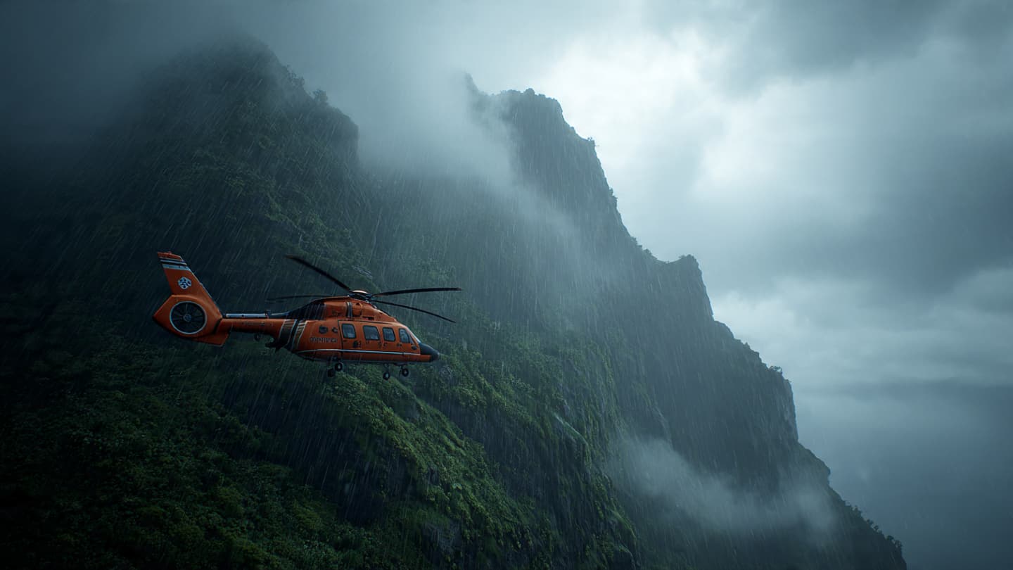 Where the Peak Meets the Heavy Cloud, A Reflection on the Rescue in the Mist