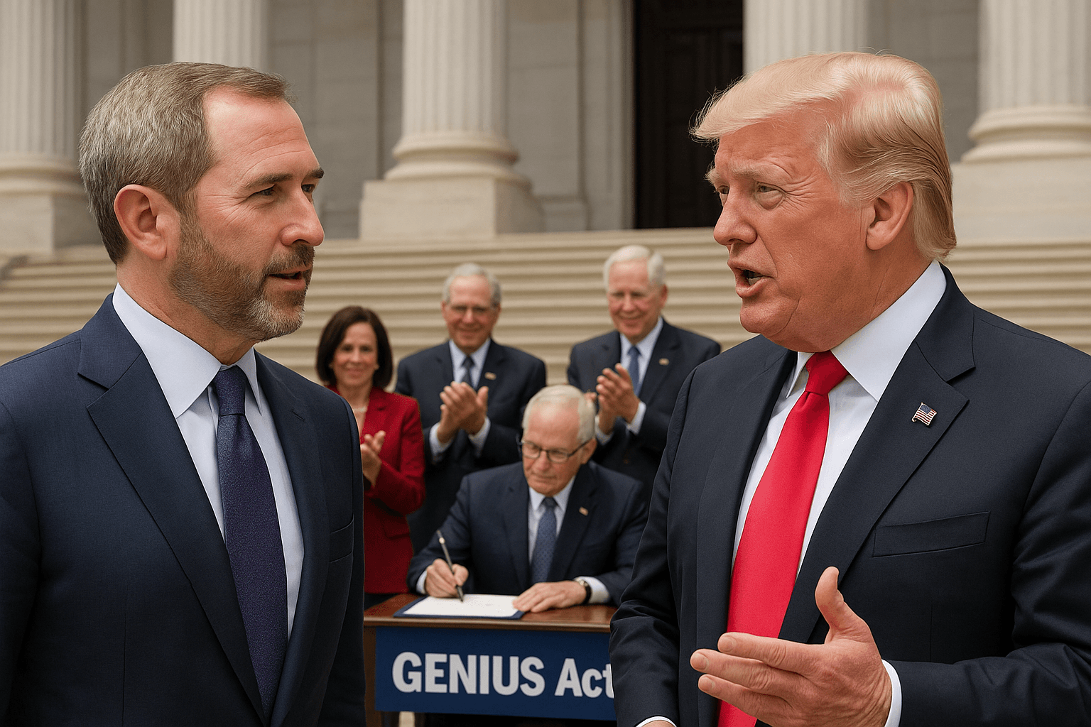 GENIUS Act Appears Tailor-Made for XRP: U.S. Blockchain Bill Could Fast-Track Ripple’s Vision for a Digital Financial Infrastructure