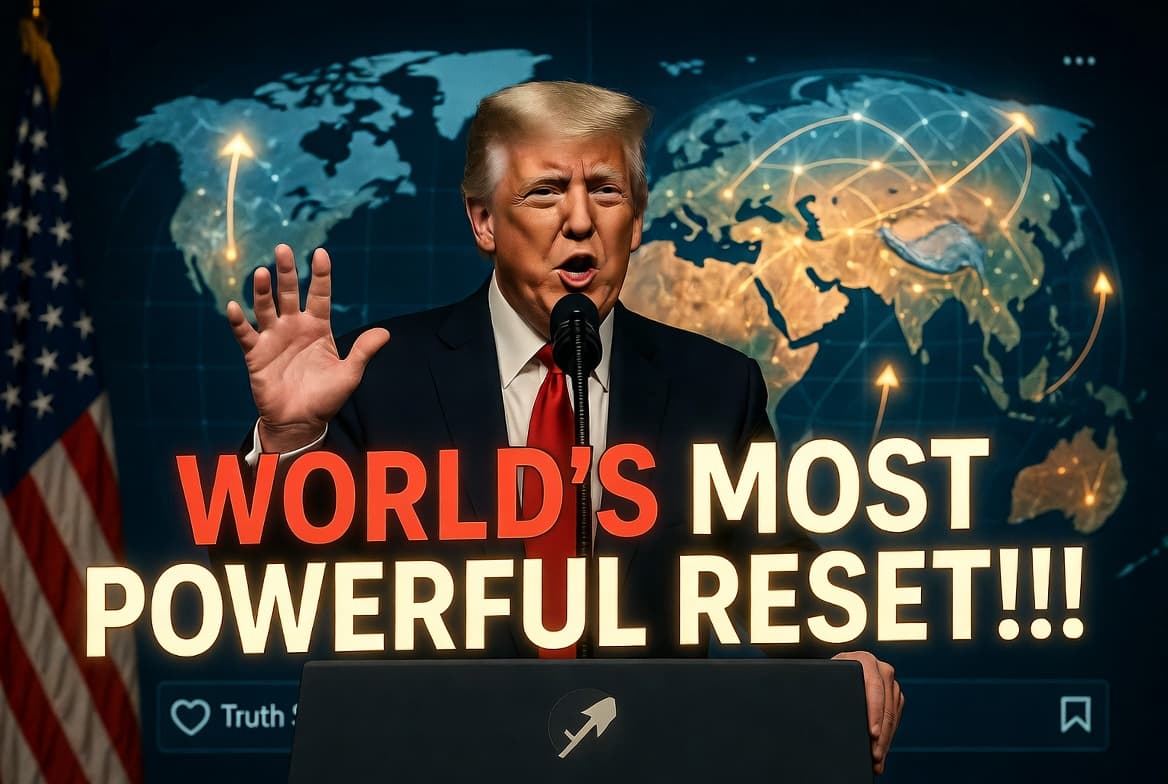Trump Announces “The World’s Most Powerful Reset” on Truth Social