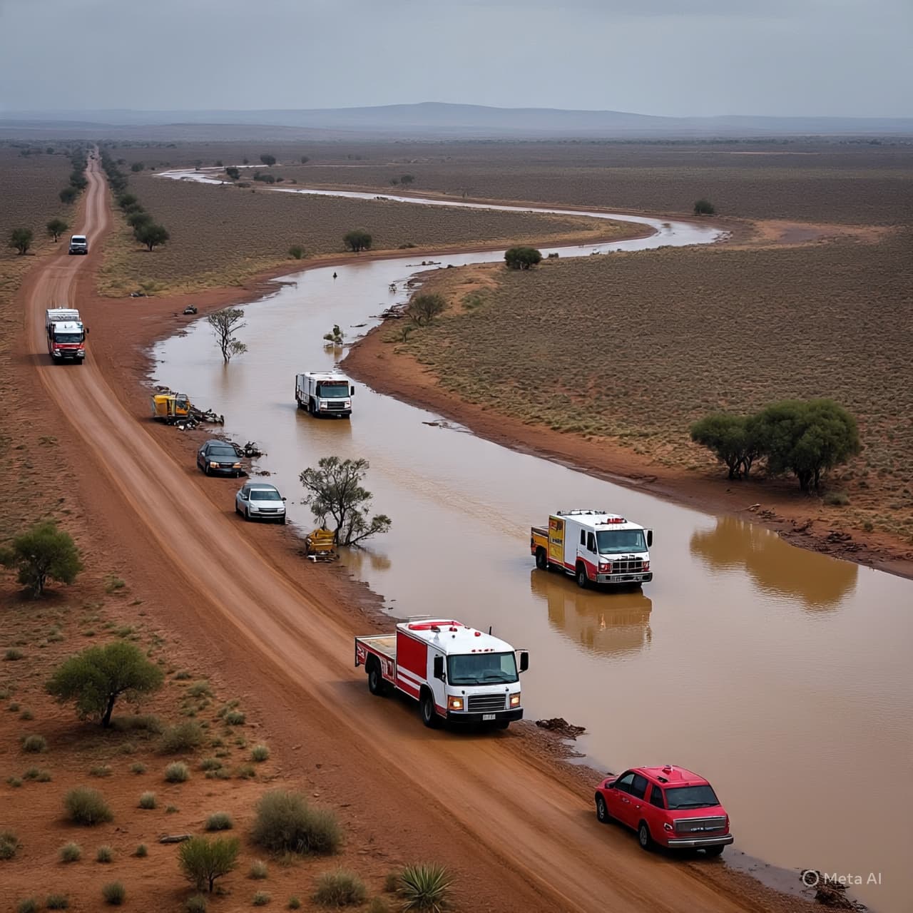 Beneath Heavy Skies: Central Australia Prepares for More Rain Amid Flood Recovery
