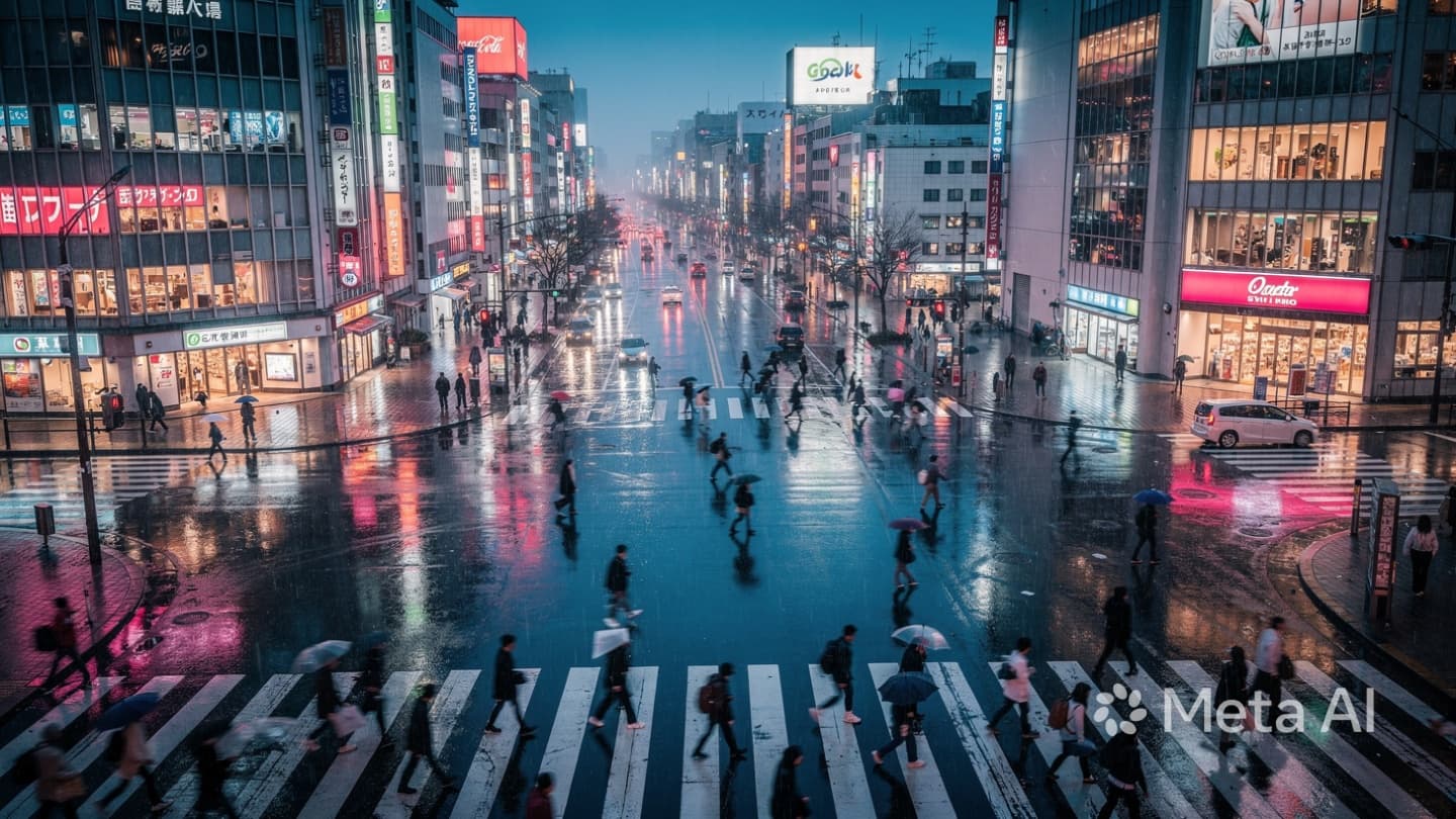 Beneath the Cold Sapporo Sky: A Narrative of the Sidewalk and the Calculated Collision