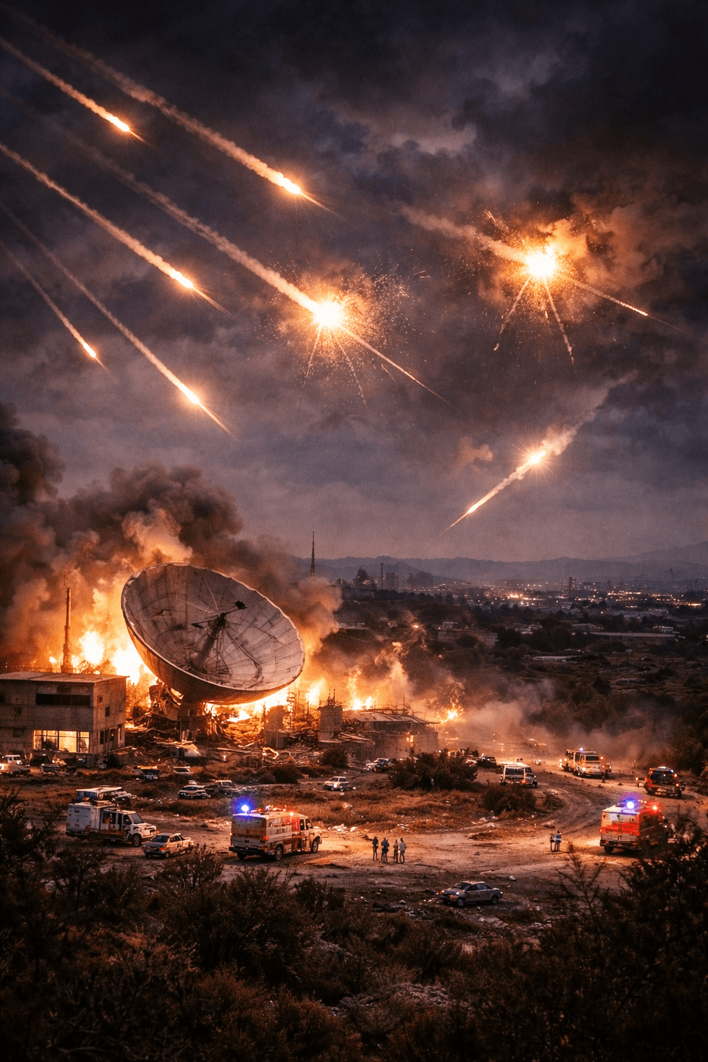 Hezbollah Long Range Rocket Attack Reportedly Hits Israeli Satellite Facility