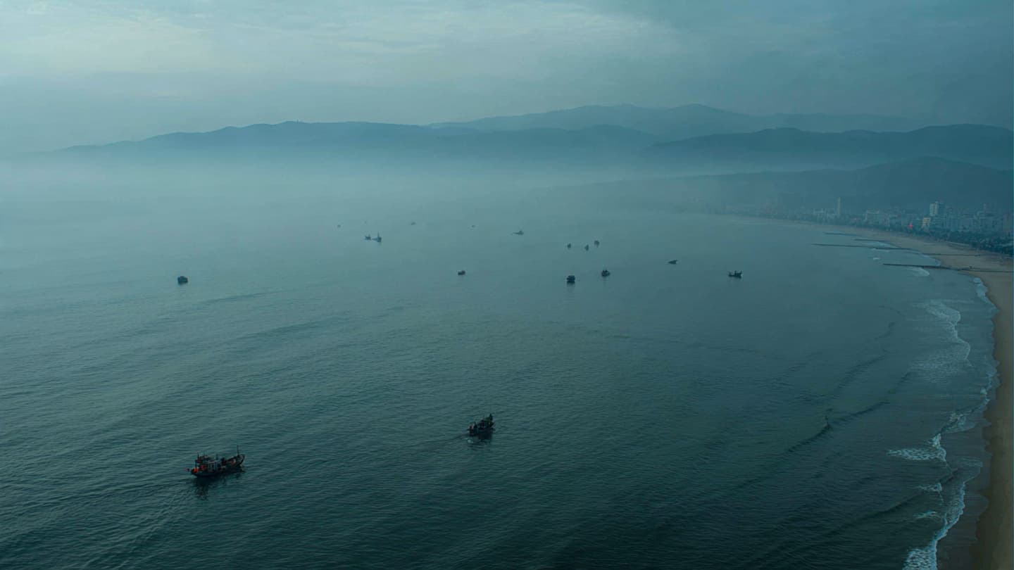 Where the Salt Reclaims the Shore, Seeking the Lost Shadows Within the Da Nang Mist