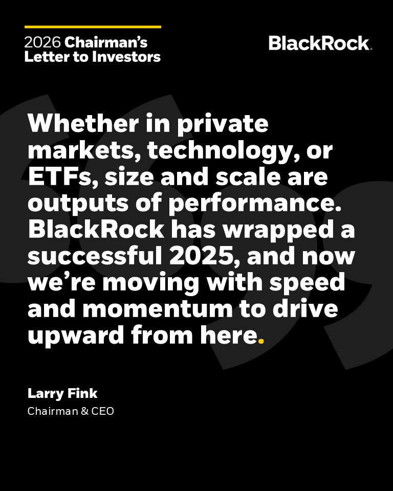 BlackRock’s Larry Fink Urges Long-Term Investing in 2026 Letter to Investors