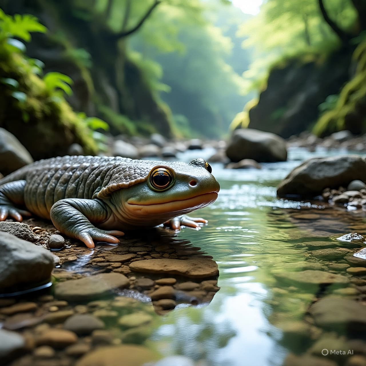 When Size Becomes Strategy: The Giant Salamander’s Dietary Turning Point