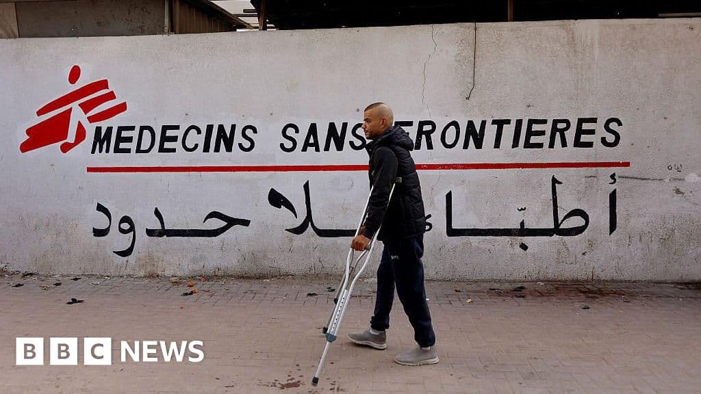 Israel to Ban MSF from Operating in Gaza Due to Staff List Dispute