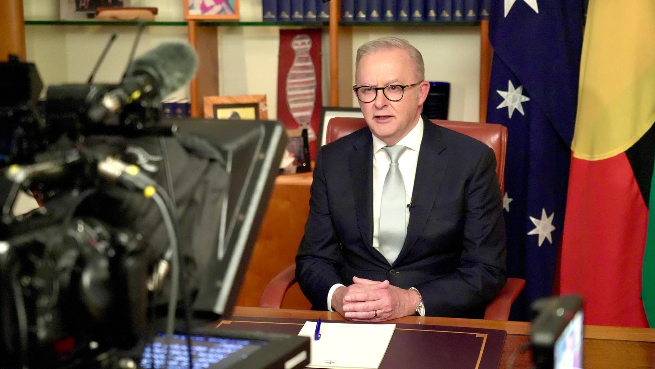 Albanese Urges Australians to 'Live Life as Normal' During Fuel Crisis in Rare National Address