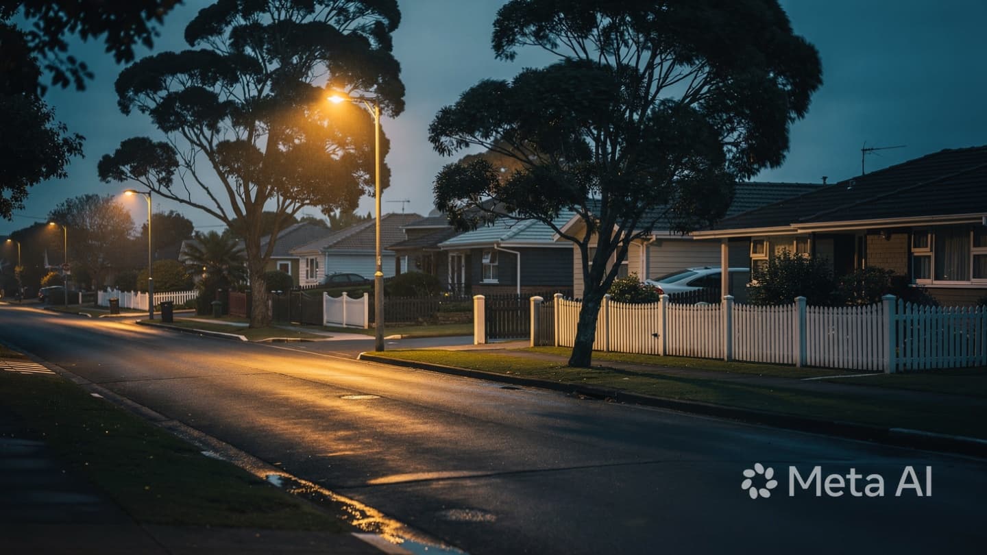 Where Shadows Lengthen Along the Pavement: A Quiet Evening Shattered by Unexpected Malice in Auckland