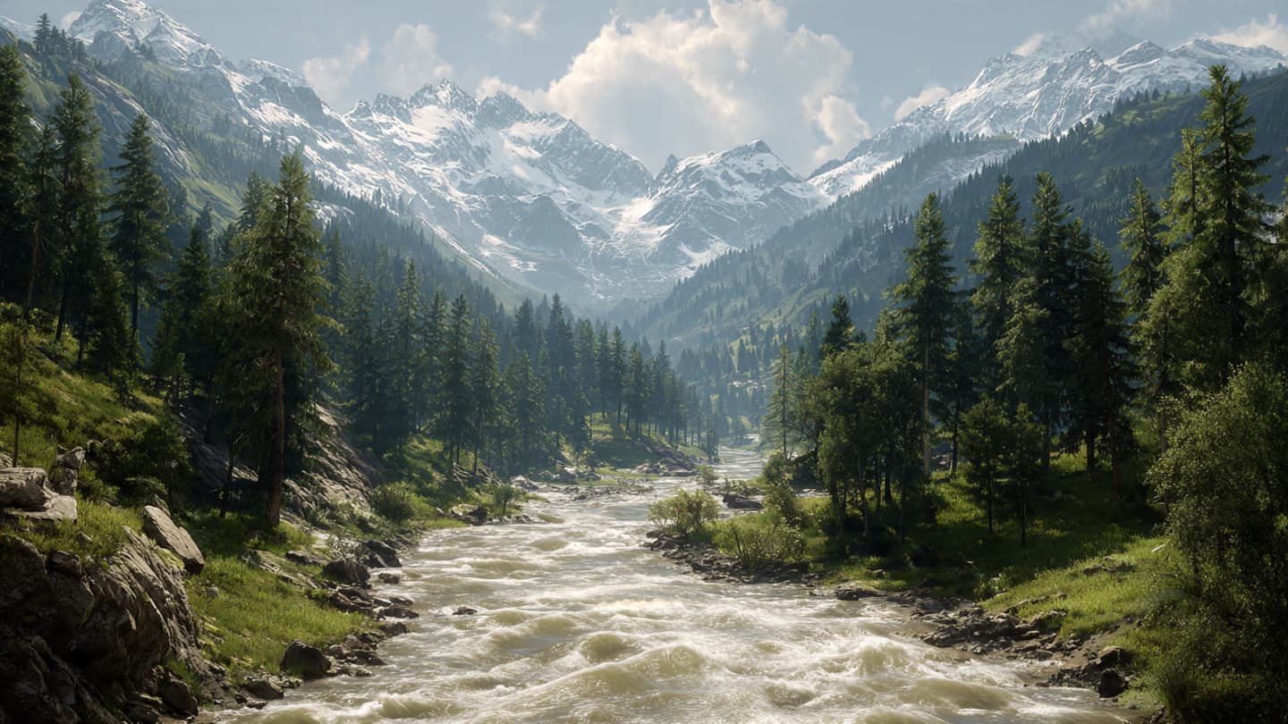 Between the Frozen Height and the Green Meadow, A Narrative of the Warming Earth