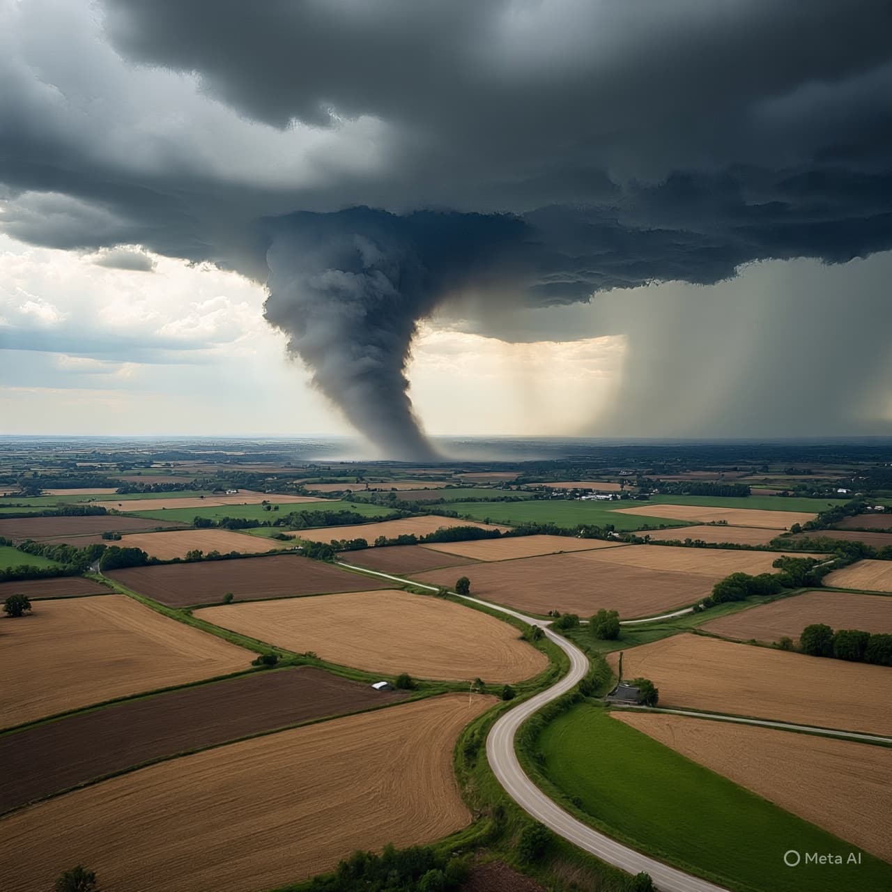 When the Midwestern Sky Turns: Large Tornado Downs Trees and Power Lines in Illinois County