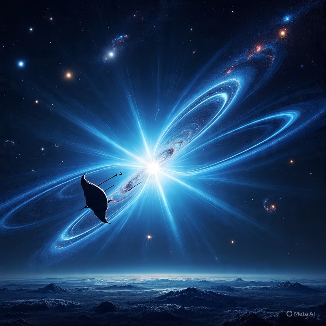 When Dead Stars Strike, Blue Fire May Bloom