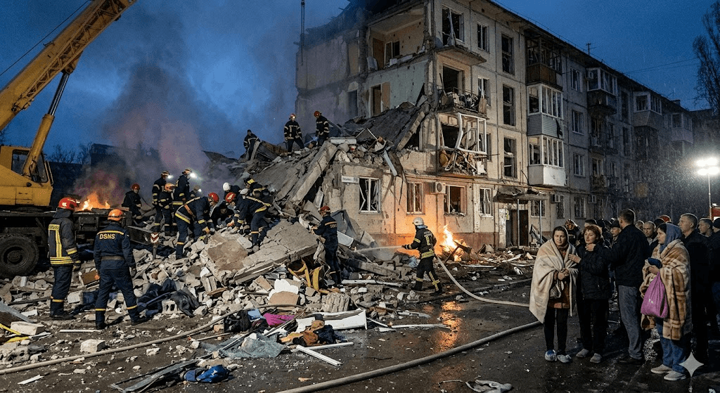 Night of Terror in Dnipro: At Least 3 Dead, Dozens Wounded in Massive Missile Barrage