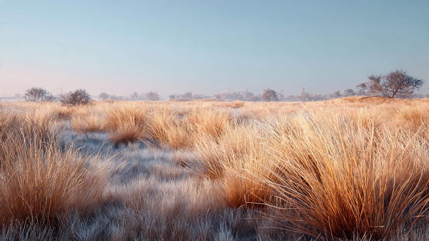 Between the Golden Grass and the Frozen Earth: The Arrival of the Frost