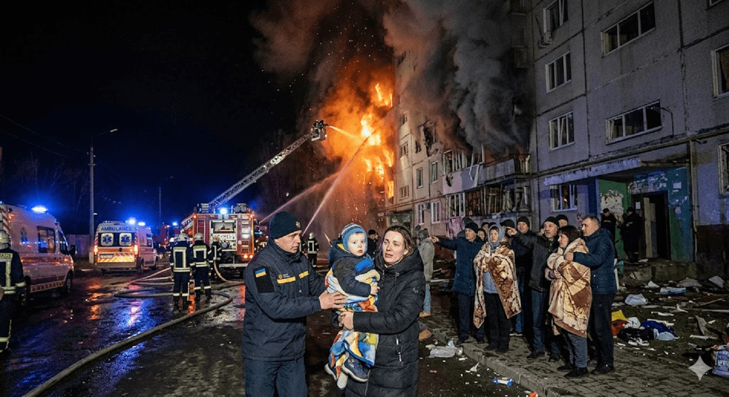 Nocturnal Terror: 16 Wounded in Massive Russian Drone Blitz Targeting Ukrainian Cities