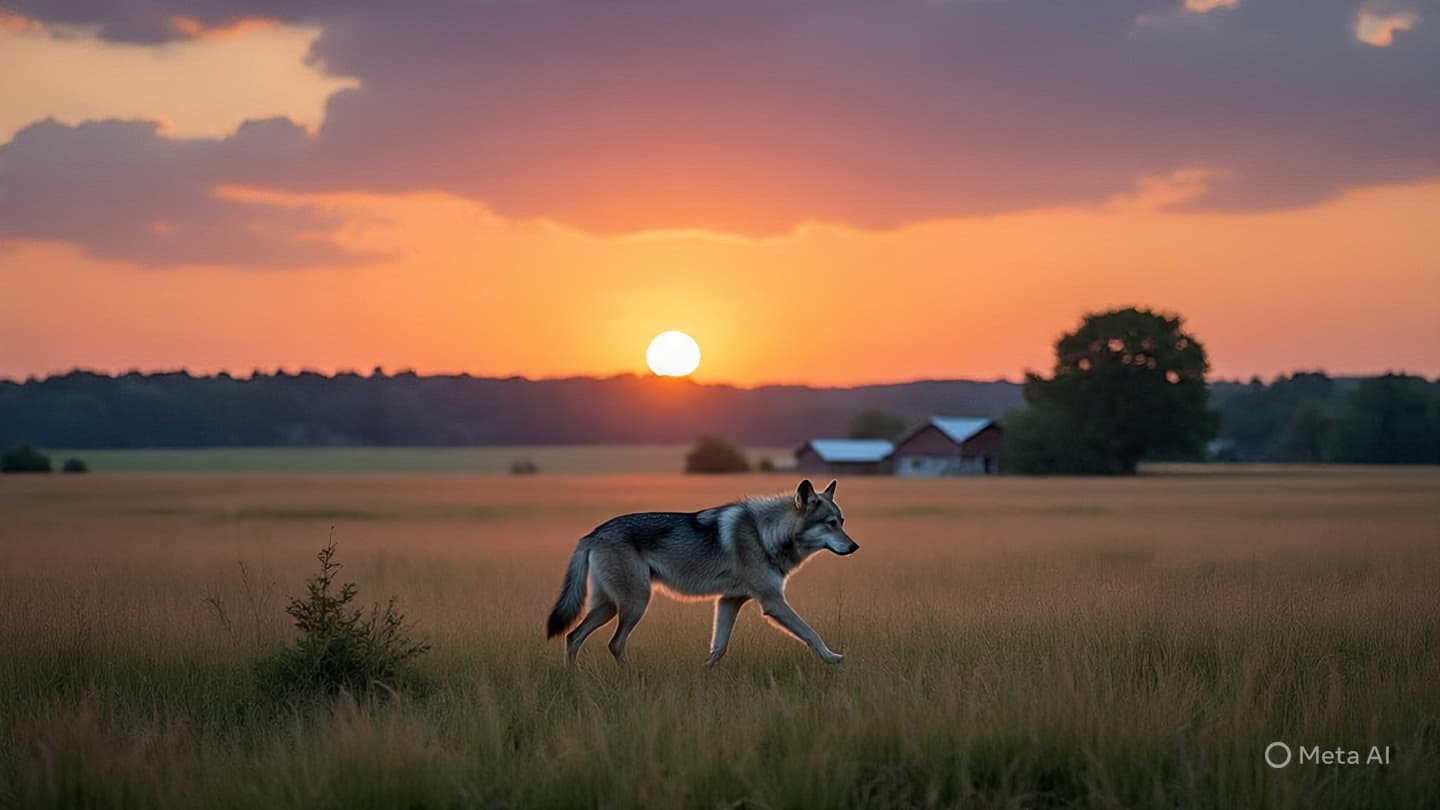 When the Forest Came Knocking Back: A Lone Wolf’s Quiet Return to Human Boundaries