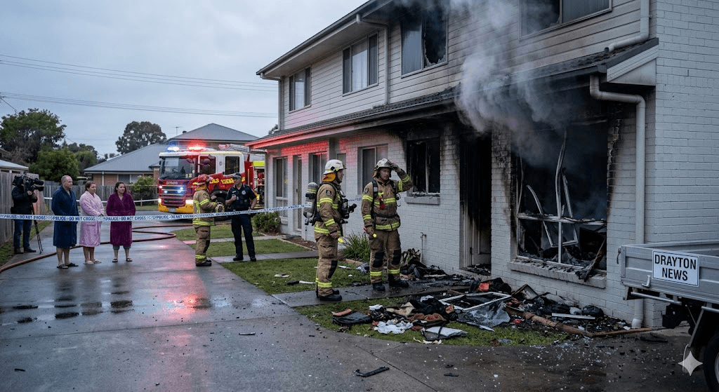 Tragedy in Drayton: 81-Year-Old Man Killed as 'Ferocious' Blaze Guts Residential Unit
