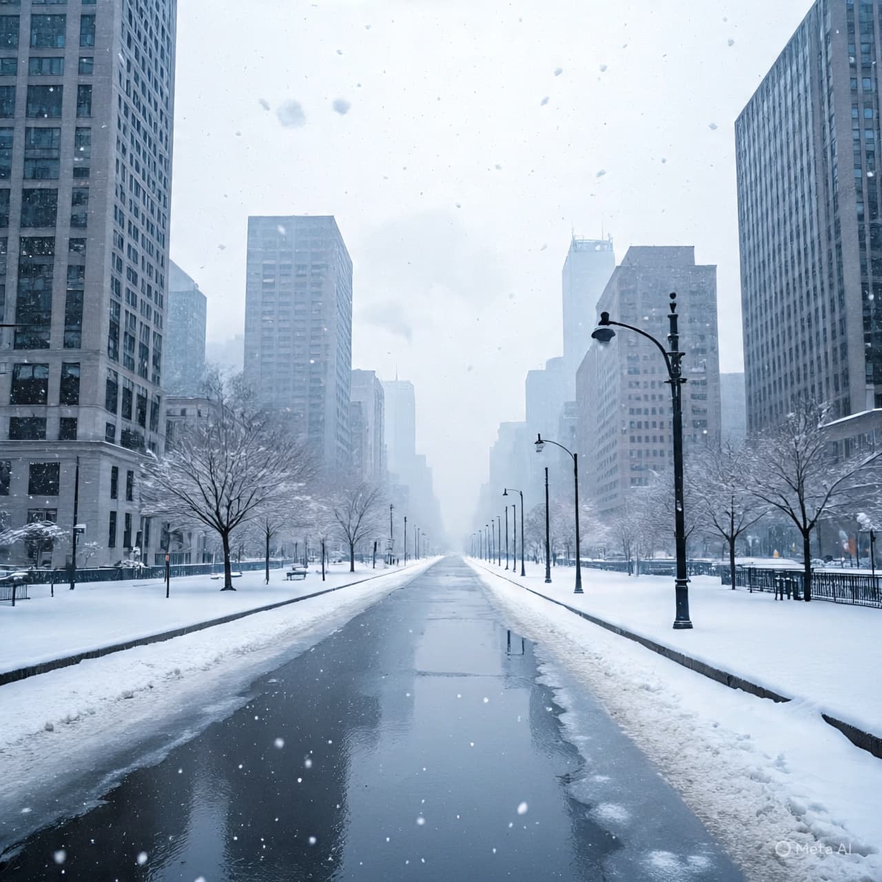 Between Snowflake and Glassy Street: The Patchwork Weather of the Day