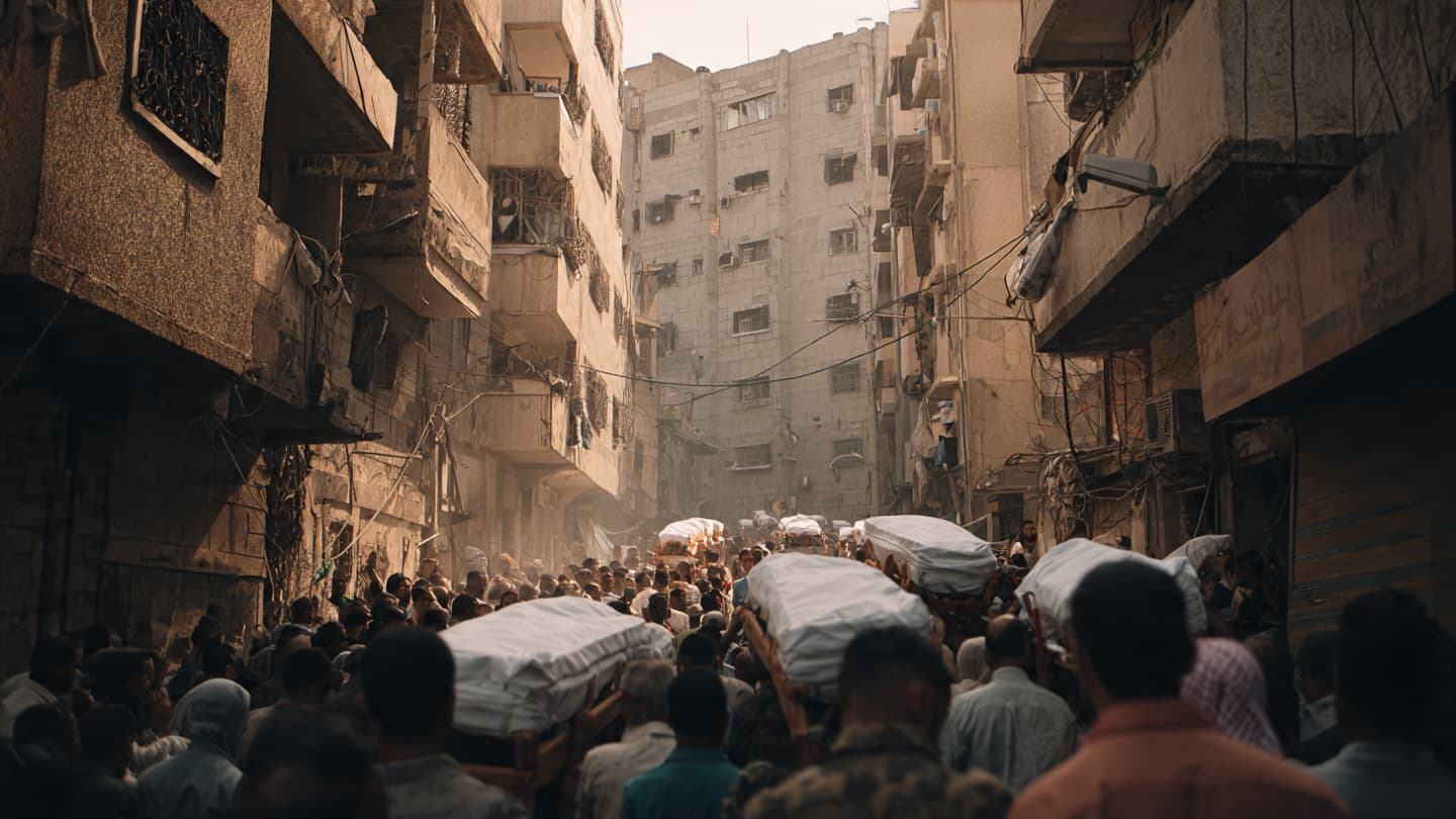 Under a Gray Sky in Beit Lahiya: Mourning Moves Where the Bombs Have Passed