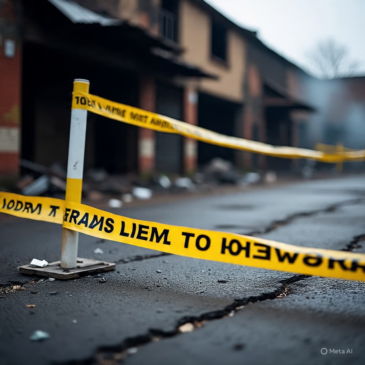 *Where Steel Softens and Shadows Fall: Reflecting on the Emptiness of a Scorched Premise