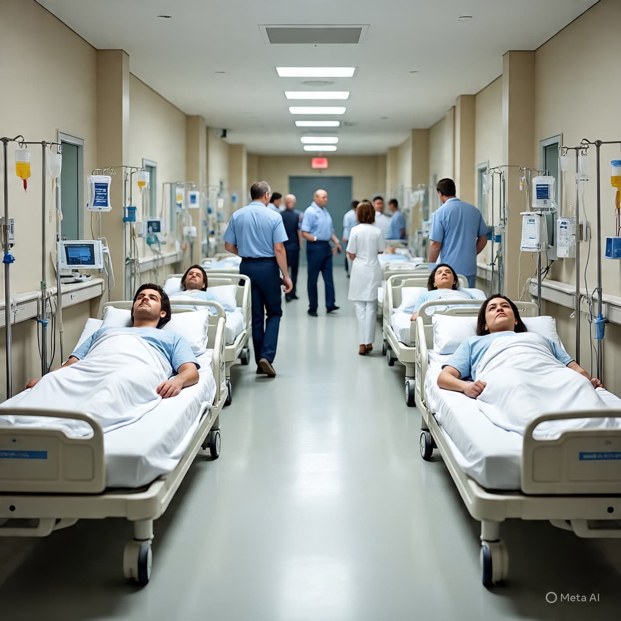 Before the Cold Fully Settles: Quiet Strain Beneath Fluorescent Lights