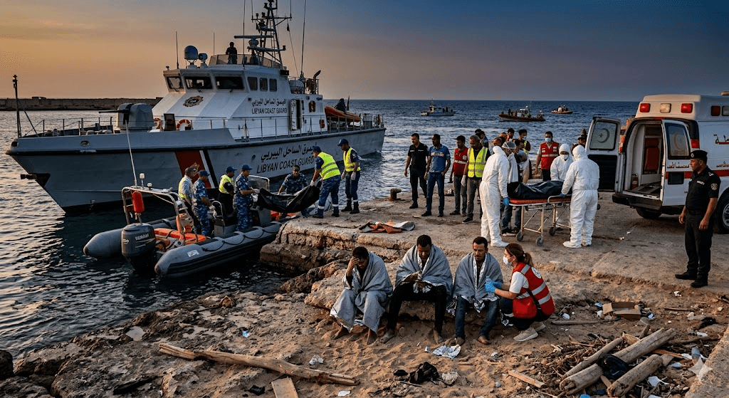 Mediterranean Tragedy: Six Dead, Four Rescued After Migrant Vessel Capsizes Off Tobruk Coast