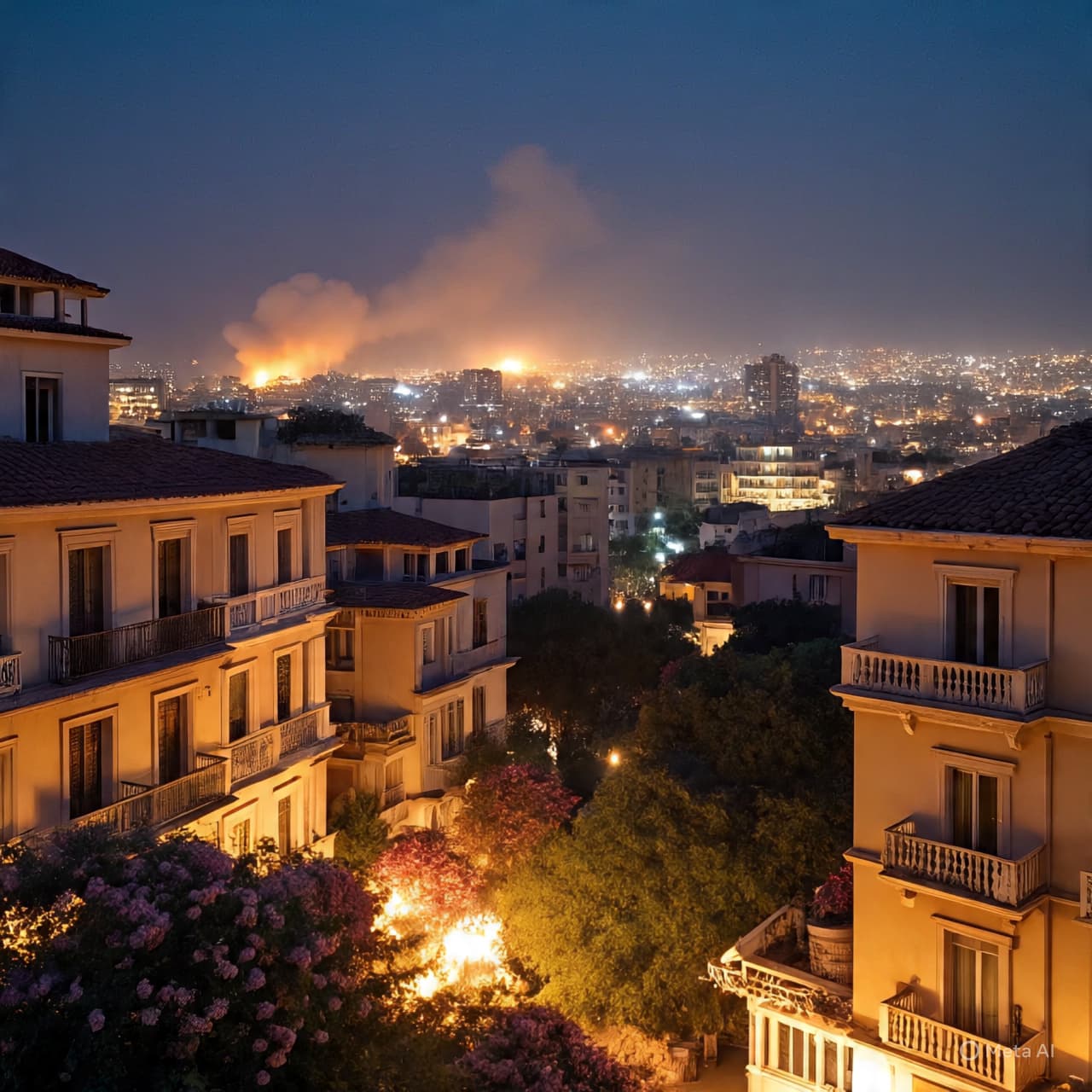 In the Shadow of Beirut’s Southern Suburbs, When the Night Sky Flashes, What Future Waits for the Morning?