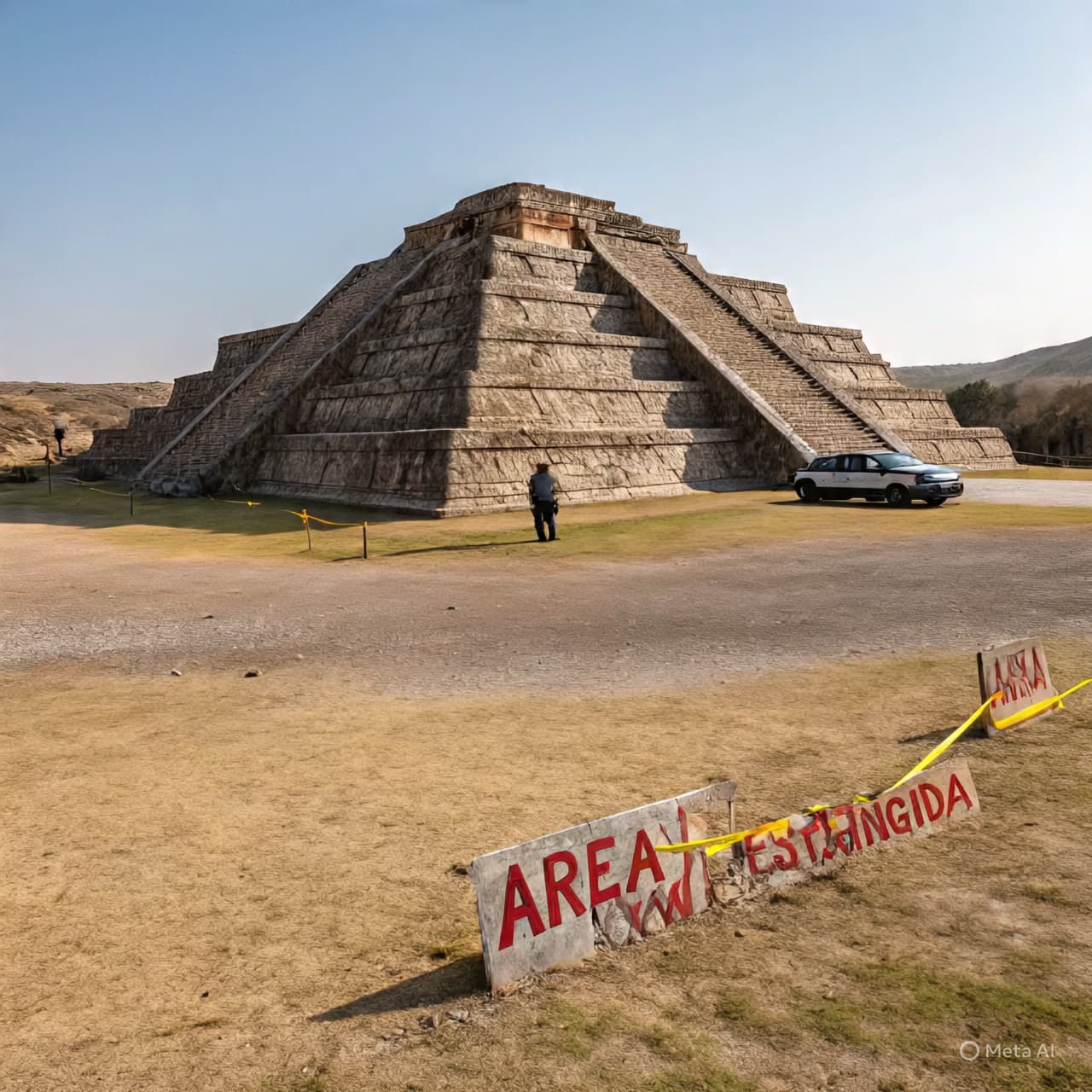 At Ancient Pyramids, A Moment of Calm Turns to Crisis