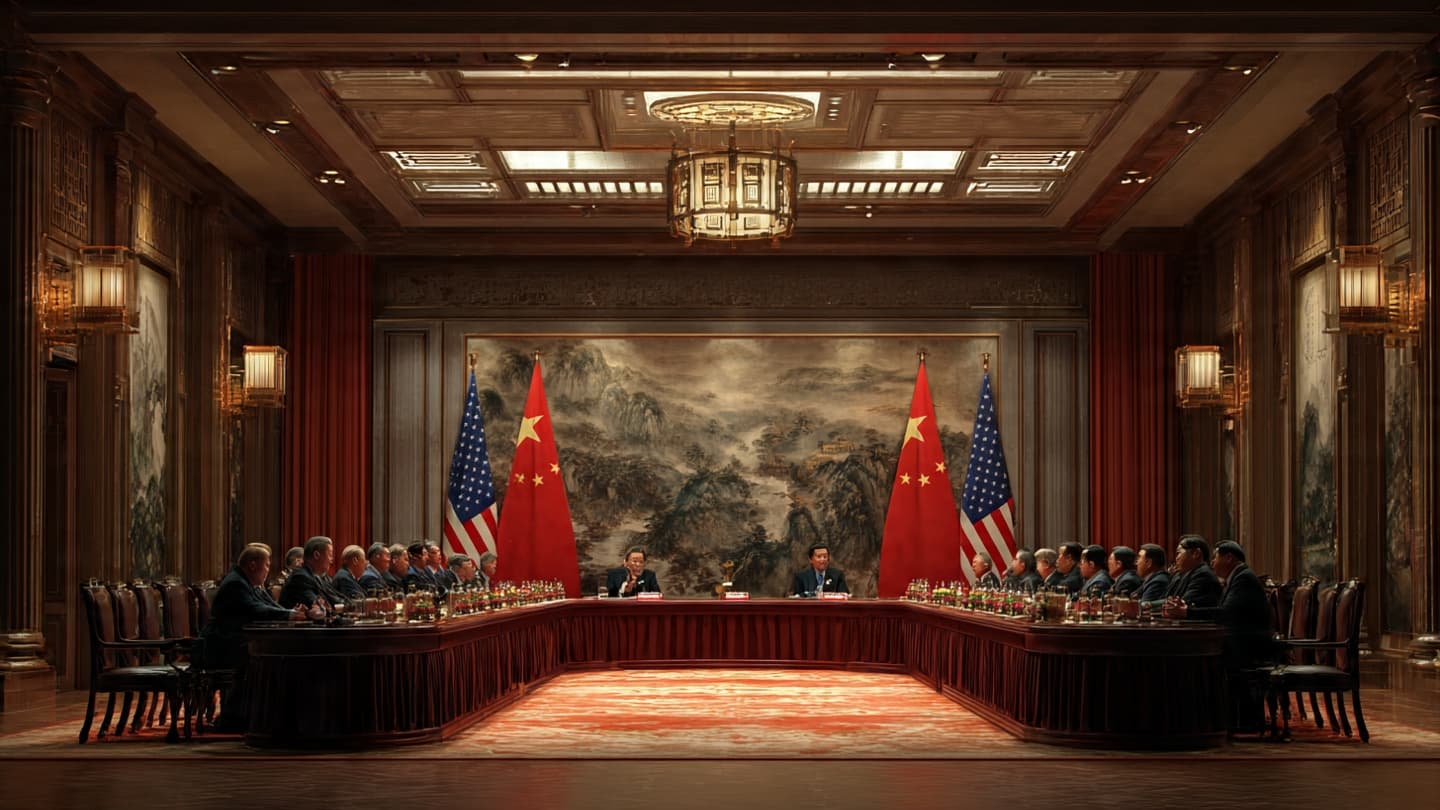 As Conflict Echoes Through the Middle East, Washington and Beijing Sit Across One Table