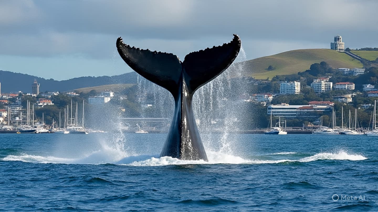 A Titan Within the Harbor’s Embrace: The Graceful Arrival of a Great Southern Wanderer