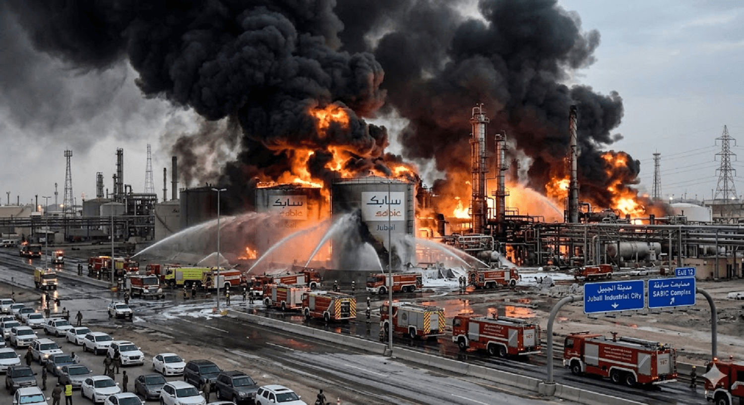 Flashpoint in the Gulf: Iran Strikes Saudi Industrial Hub, Targeting Petrochemical Giant