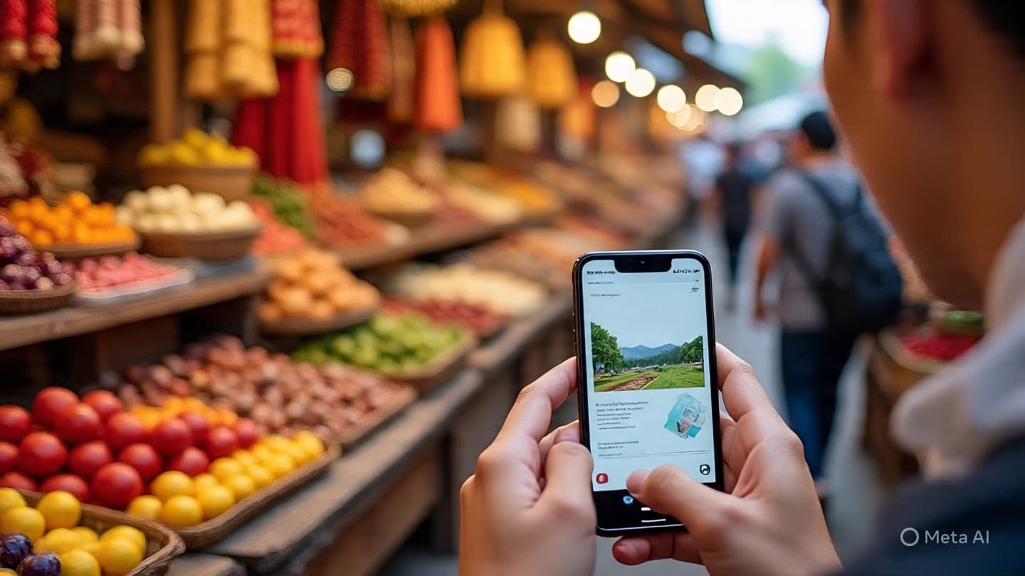 The Soft Blue Light of Progress, Reflecting on the Digital Tide Sweeping Thai Merchant Shores